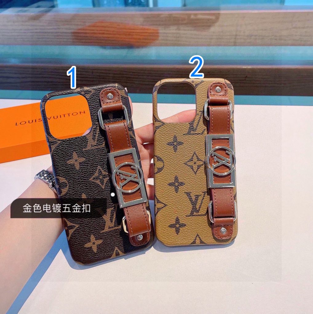 ストラップ付きiPhoneケース 2色入｜ギフトに使いやすい財布・小物を写真で確認