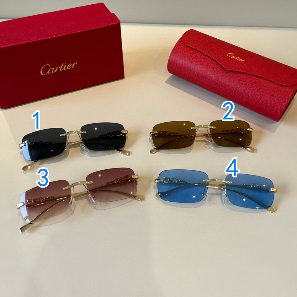 CARTIE カルティエ サングラス メタルフレーム 無縁 超軽量 ブランド小物｜毎日に失敗しにくい選び方