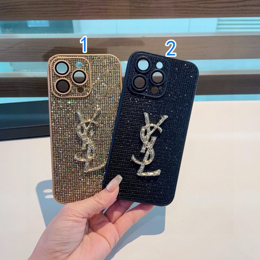 IPHONE YSL iPhoneケースYSL ラインストーン iPhoneケース 2色入｜通勤に使いやすい財布・小物を写真で確認