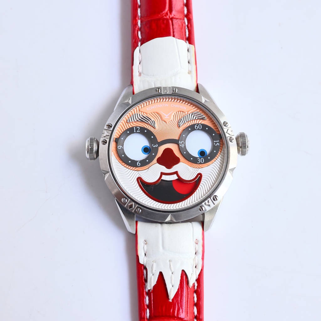 KONSTANTIN CHAYKIN コンスタントインチャイキン 腕時計 ロシア小丑 白/黒 2色展開 - 画像 5