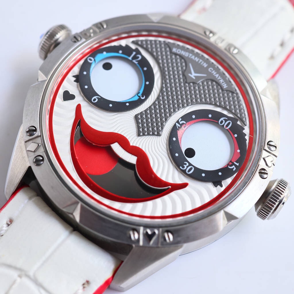 KONSTANTIN CHAYKIN コンスタントインチャイキン 腕時計 ロシア小丑 白/黒 2色展開 - 画像 7