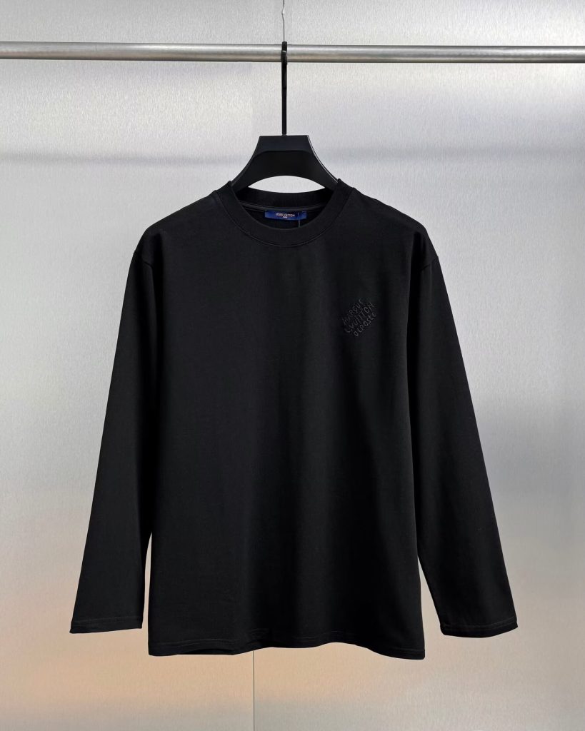 Louis Vuittonルイ・ヴィトン メンズ ロングスリーブTシャツ 黒/白 2色入 - 画像 3