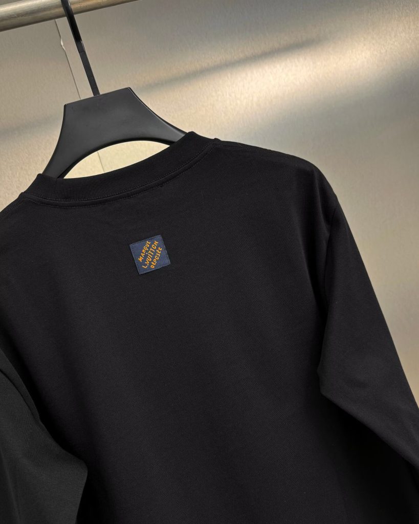 Louis Vuittonルイ・ヴィトン メンズ ロングスリーブTシャツ 黒/白 2色入 - 画像 7