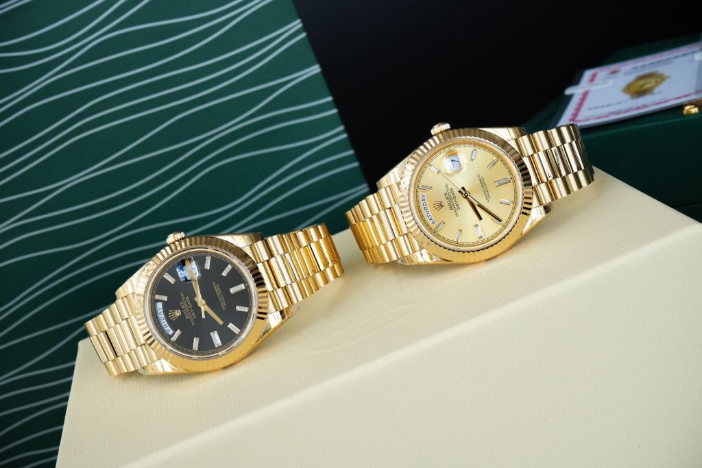 ROLEX ロレックス 星期日 型 腕時計 メンズ 自動巻き 機械式 40mm 18k金 全…|長く使うなら確認したい腕時計を写真で確認