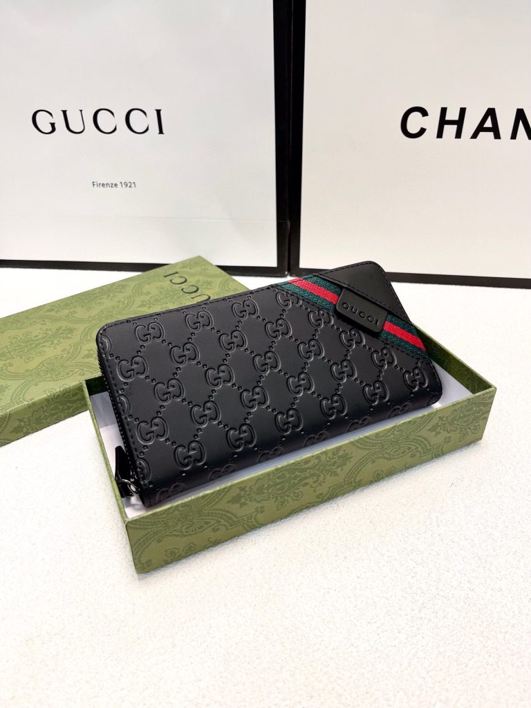 GUCCI グッチ 長財布 本革仕様 グッチロゴ ブラック 財布・小物｜ギフト選びで予算内で見たいポイント