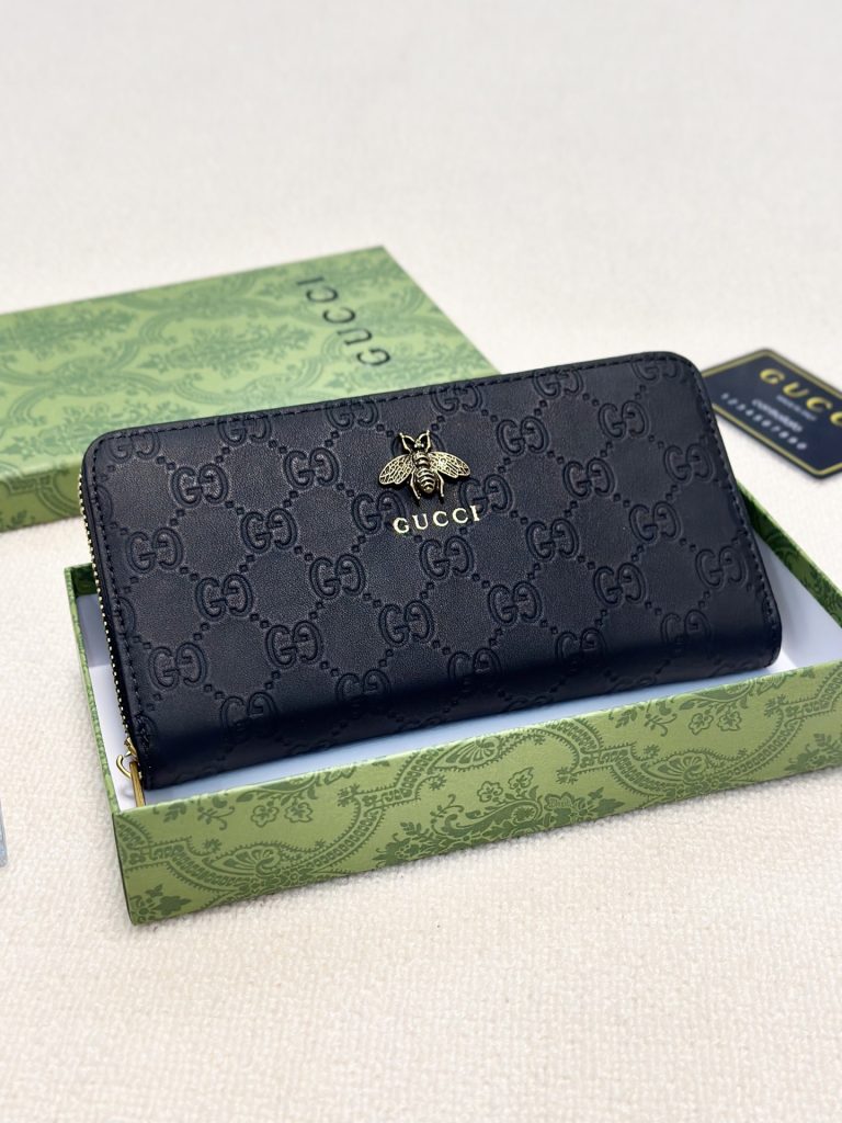 GUCCI グッチ 長財布 ロングウォレット 黒 財布・小物｜ランチの日に写真で選び方を確認