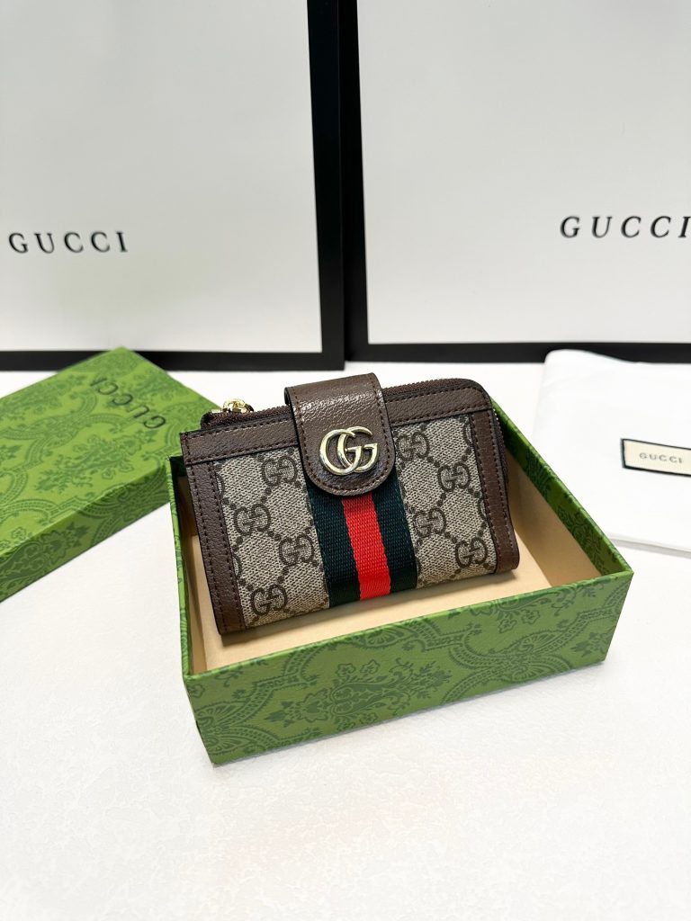 GUCCI グッチ 財布 ジップアラウンド ミニ財布 グッギーモノグラム 財布・小物｜ランチの日に写真で選び方を確認