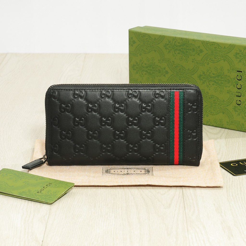 GUCCI グッチ ウォレット 長財布 フルジップ 本革 本革仕様 ブラック｜毎日に使いやすい財布・小物を写真で確認