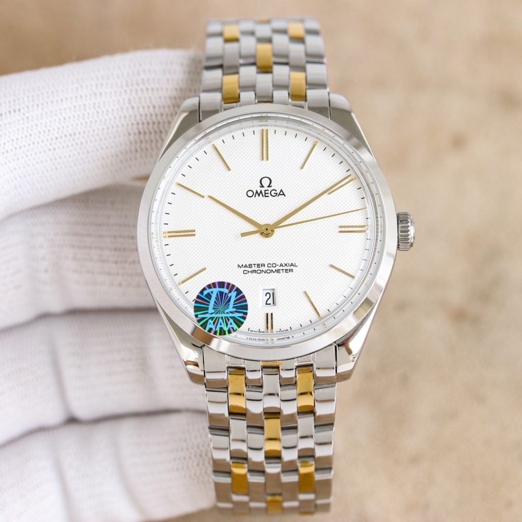 OMEGA オメガ ディープジェネシス マニュアル オートマチック 時計 40mm ホワイト…|ギフトに使いやすい腕時計を写真で確認