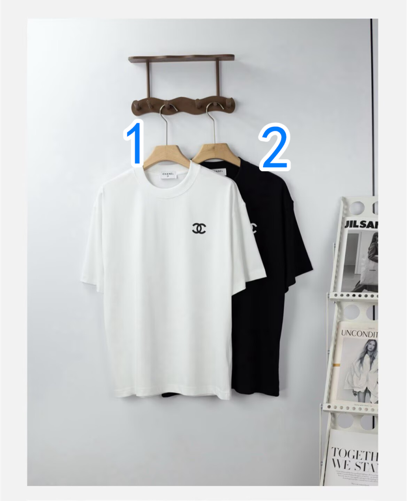 シンプル シャネル CHANEL ココマーク 半袖Tシャツ 夏 プリントシャツ Tshirt…|カフェに使いやすいファッションアイテムを写…