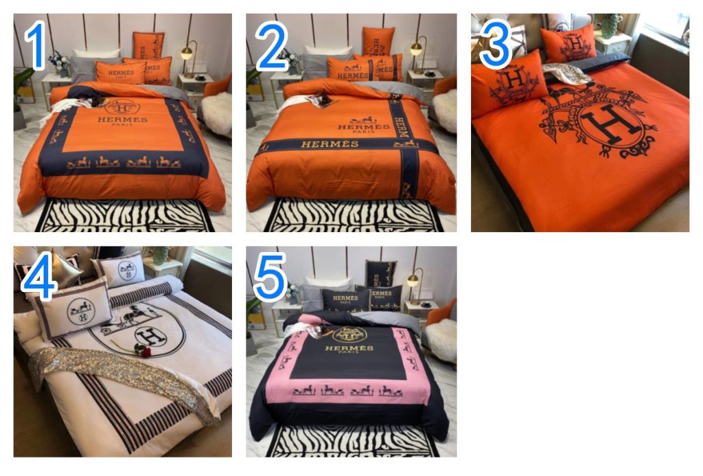 綿生地 エルメス HERMES 掛け布団カバーセット4点 ライフスタイル小物｜部屋で使うなら使いやすさを写真で整理