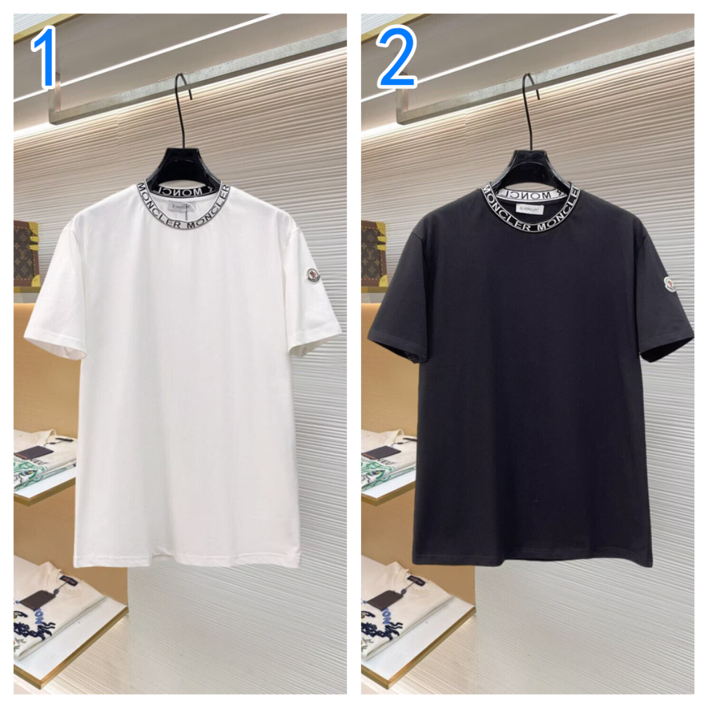 街歩きで使いやすいMONCLERの半袖シャツを写真で確認