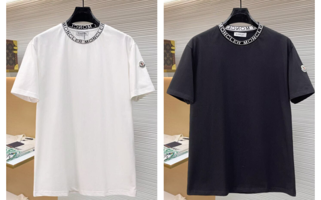 街歩きで使いやすいMONCLERの半袖シャツを写真で確認