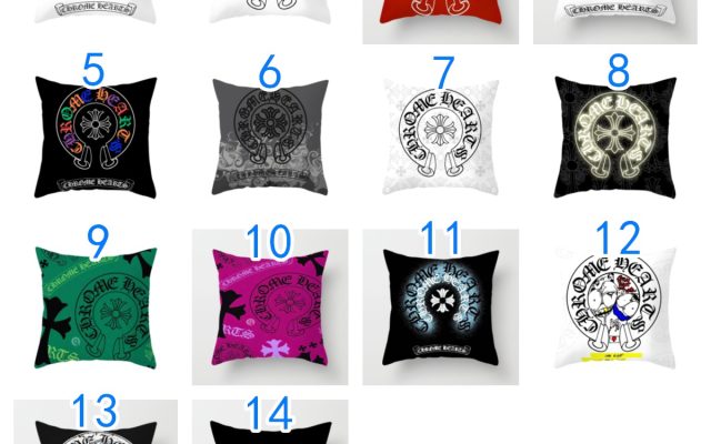 Chrome Hearts　クロムハーツカバー　クッションカバー 　クッション　中身あり　リネン/ベルベット　ソファークッションインテリア　14色