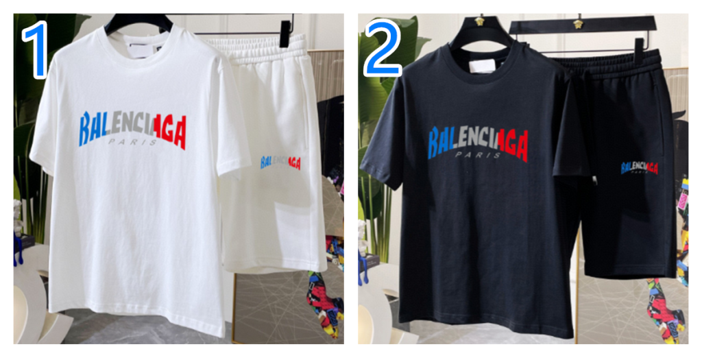 BALENCIAGA バレンシアガ セットアップ 上下2点セット 白/黒 メンズ服 ファッションアイテム｜通勤の日に使いやすさを写真で整理