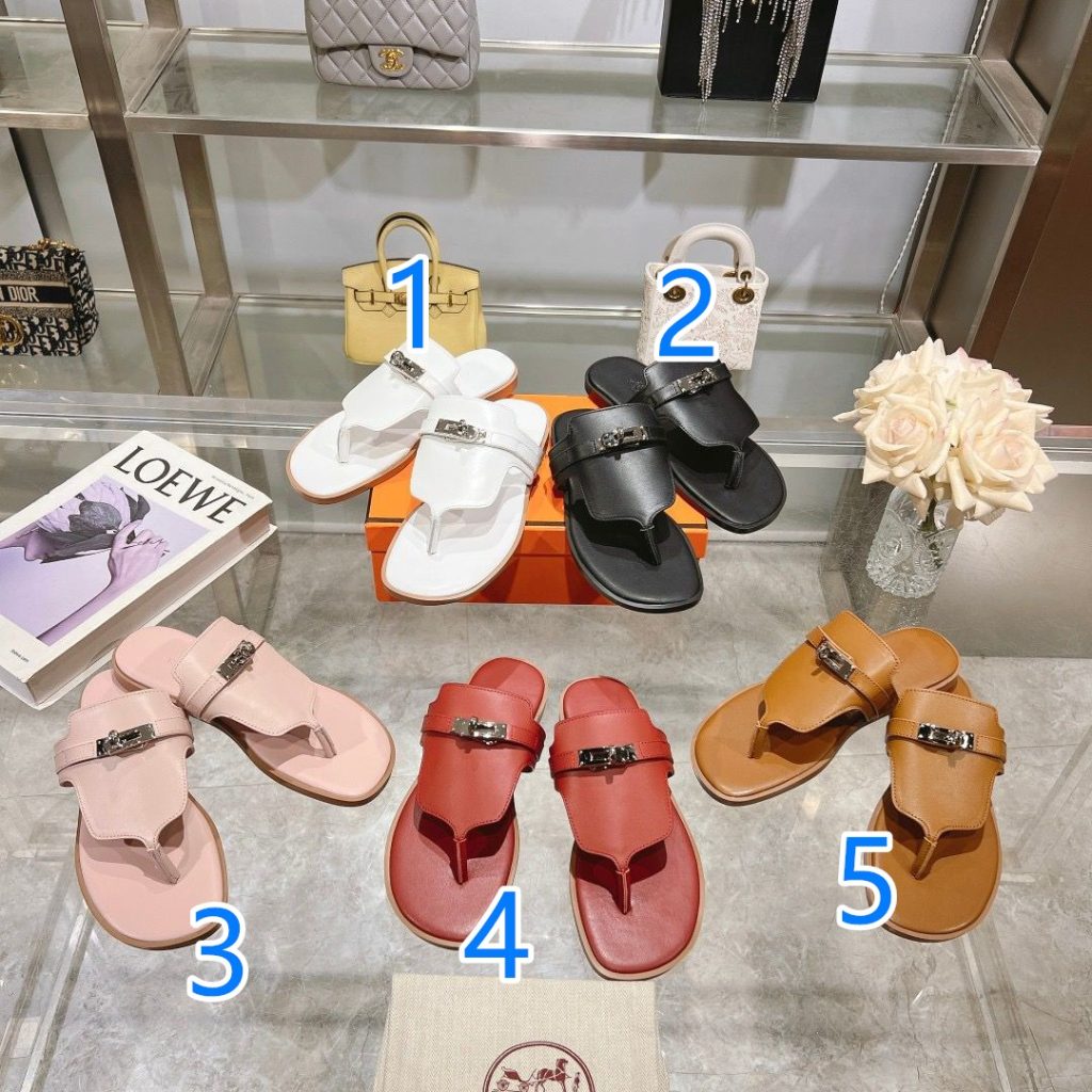 HERMES エルメス アンピール サンダル レディース 室内外履きOK シューズ｜買い物の日に写真で選び方を確認