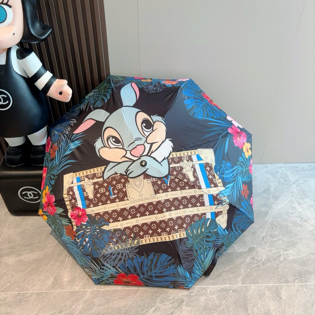ルイヴィトン 　LOUIS VUITTON　折りたたみ傘　アンブレラ　晴雨兼用UVカット　傘　かさ　モノグラム　オシャレ　3種 - 画像 2