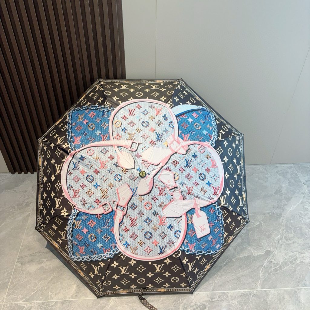 ルイヴィトン 　LOUIS VUITTON　折りたたみ傘　アンブレラ　晴雨兼用UVカット　傘　かさ　モノグラム　オシャレ　3種 - 画像 8