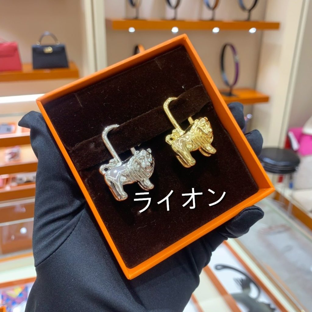希少　エルメス年間テーマ　Hermesモチーフカデナ　バッグチャーム　メタル　シルバー/ゴールド　お飾りの南京錠　7種 - 画像 5
