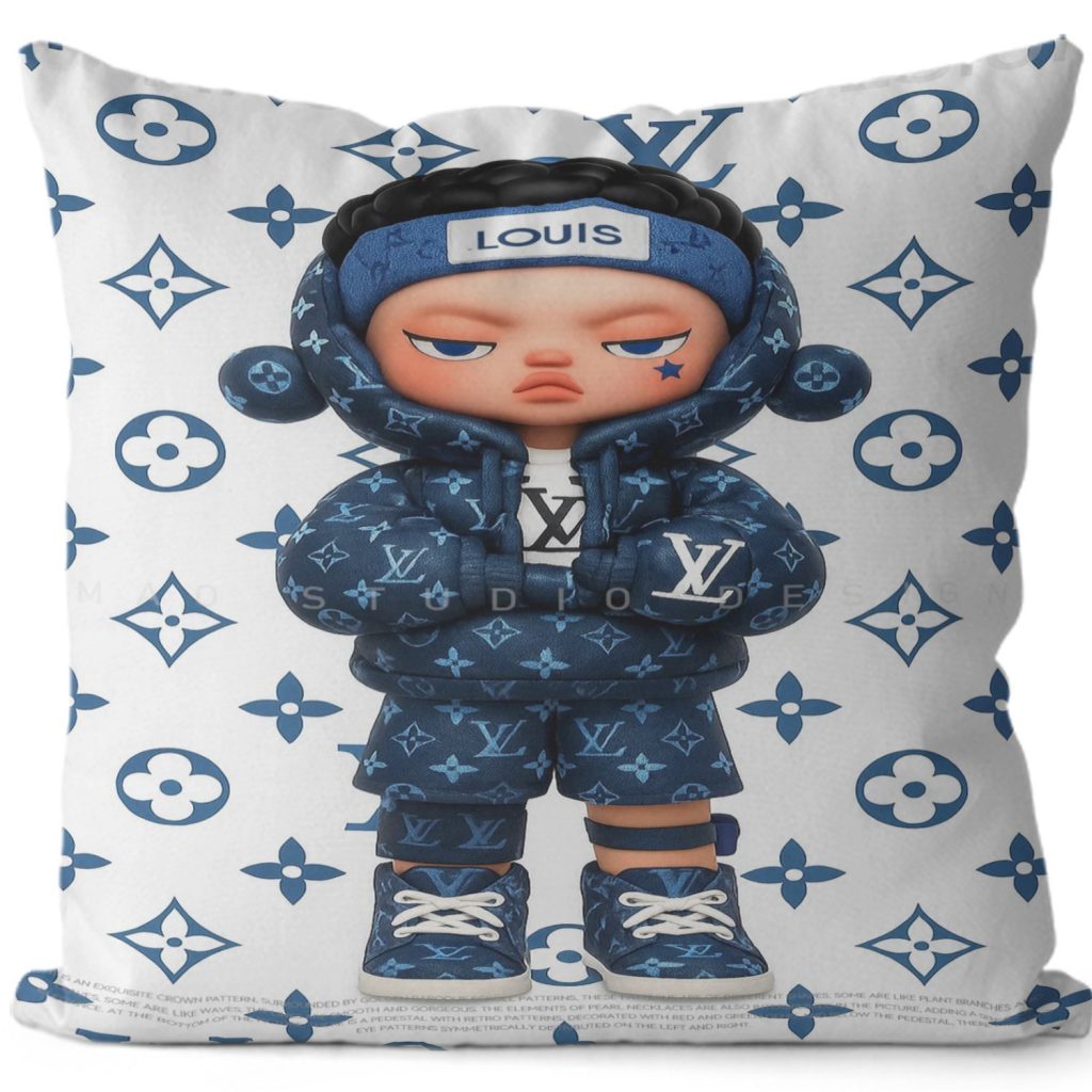 ルイヴィトン　LOUIS VUITTON　カラフル　クッションカバー/クッション　ブランド抱き枕　カバー　リネン/ベルベット　クッションカバー　ロゴ　モノグラム - 画像 2