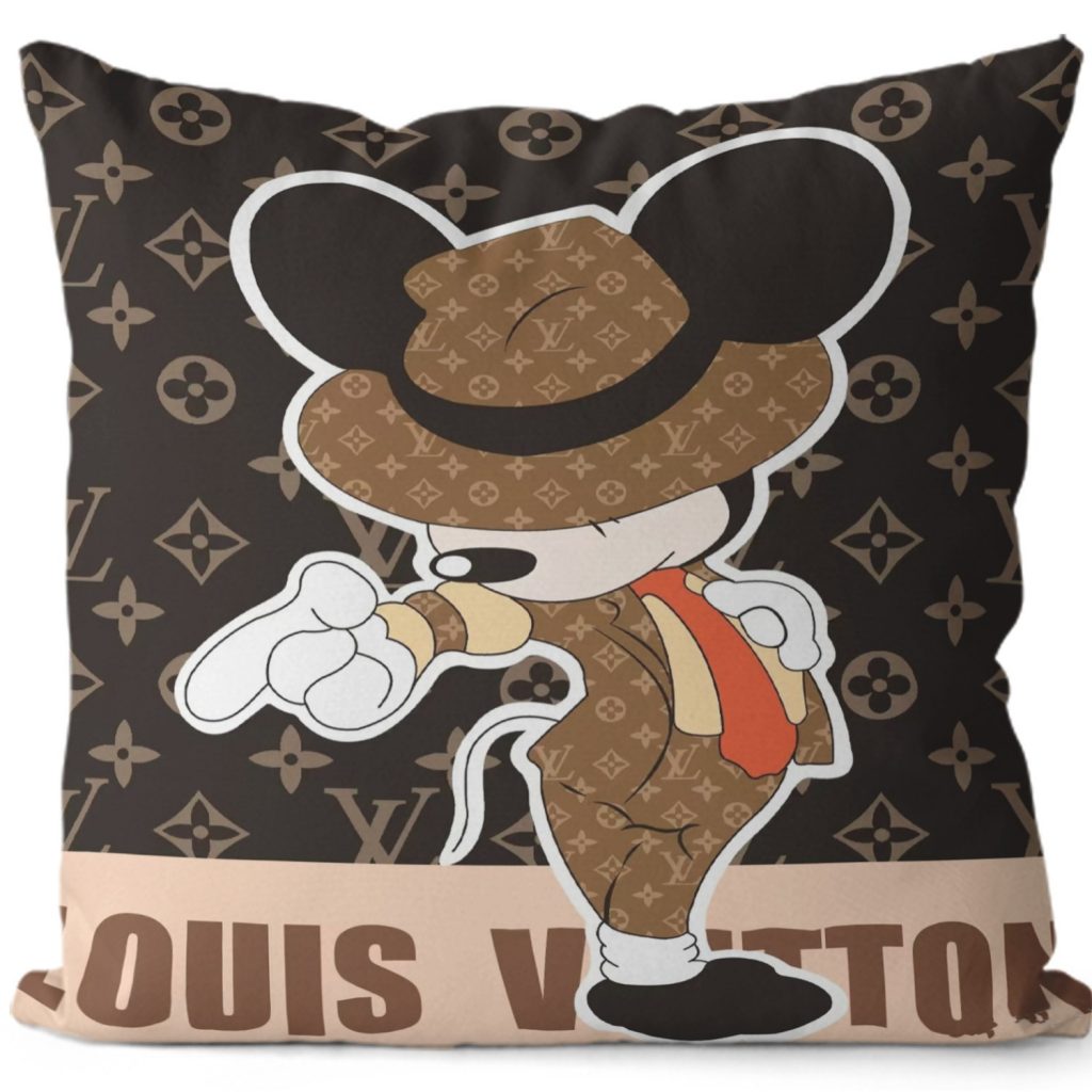 ルイヴィトン　LOUIS VUITTON　カラフル　クッションカバー/クッション　ブランド抱き枕　カバー　リネン/ベルベット　クッションカバー　ロゴ　モノグラム - 画像 4