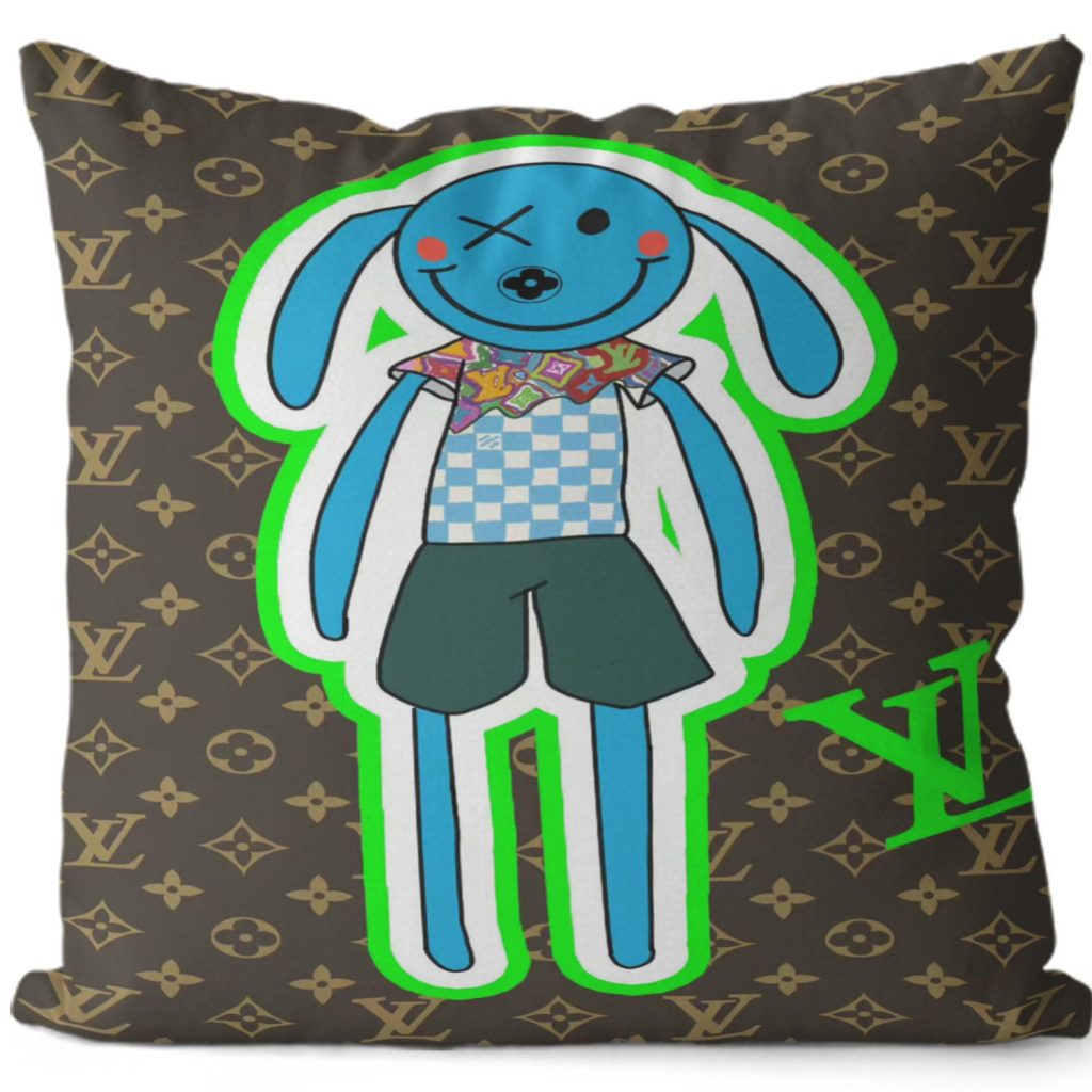 ルイヴィトン　LOUIS VUITTON　カラフル　クッションカバー/クッション　ブランド抱き枕　カバー　リネン/ベルベット　クッションカバー　ロゴ　モノグラム - 画像 8