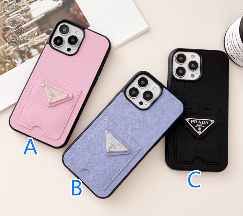 PRADA プラダ iPhoneケース カード収納 携帯ケース 財布・小物｜ランチの日に写真で選び方を確認