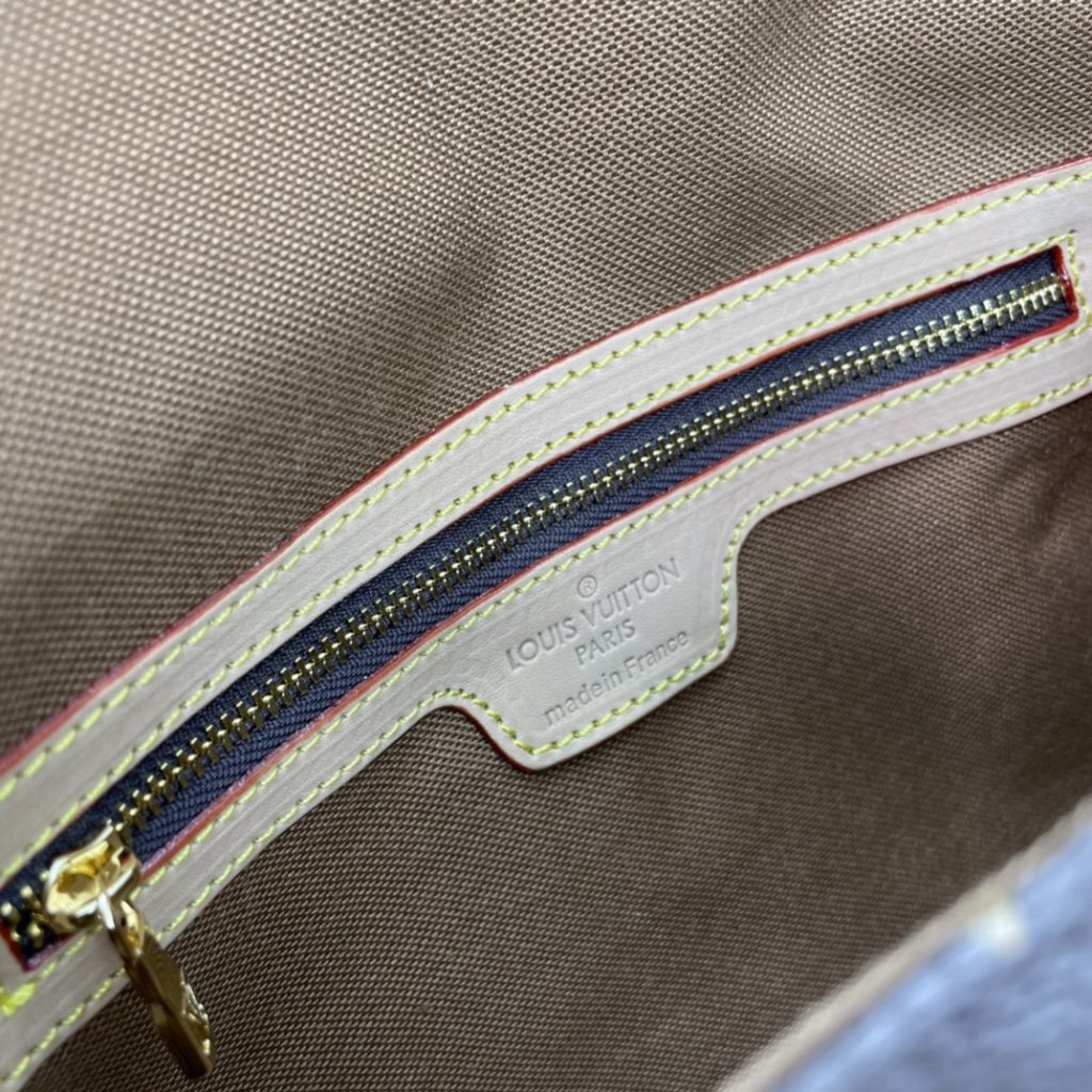ルイヴィトン定番モノグラムハンドバッグ　LOUIS VUITTON BAG ショルダーバッグ　ブラウン　ゴールド金具 - 画像 3
