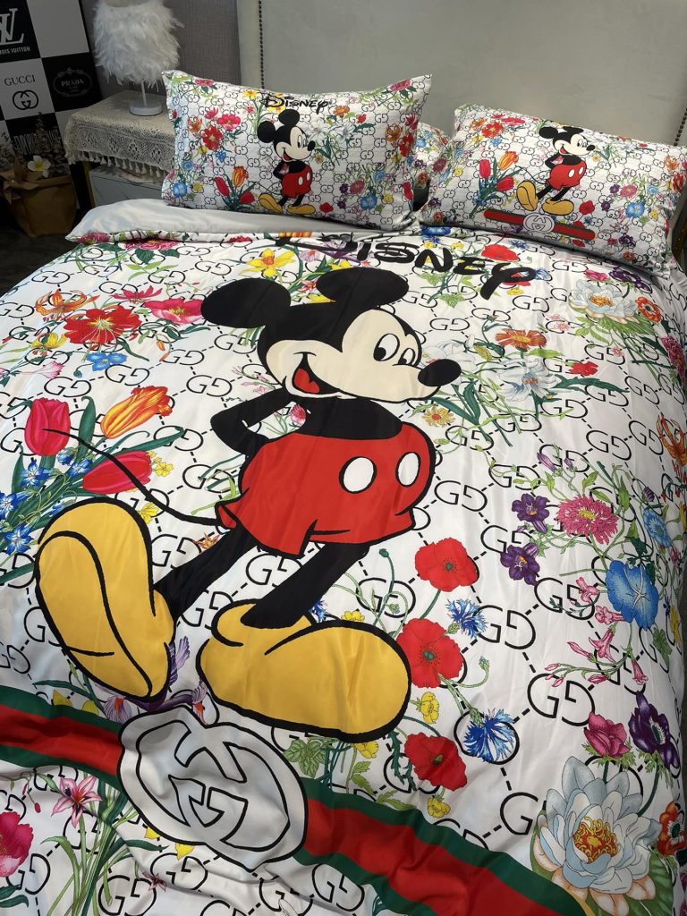 グッチ　掛け布団カバーセット　GUCCI布団カバー4点セット　妙趣の絵柄寝具ベッド用品夏3色　心地よい - 画像 8