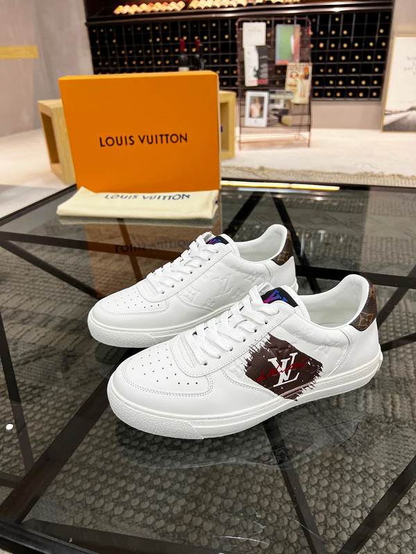 Louis Vuittonスニーカー　ルイヴィトン　LV人気メンズ靴　アンプラント　カジュアルシューズ - 画像 4