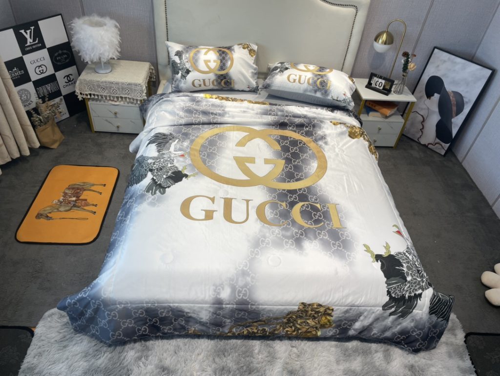 GUCCI 夏布団セット キルティング ひんやり涼やか ダブルベッド 選べる2色