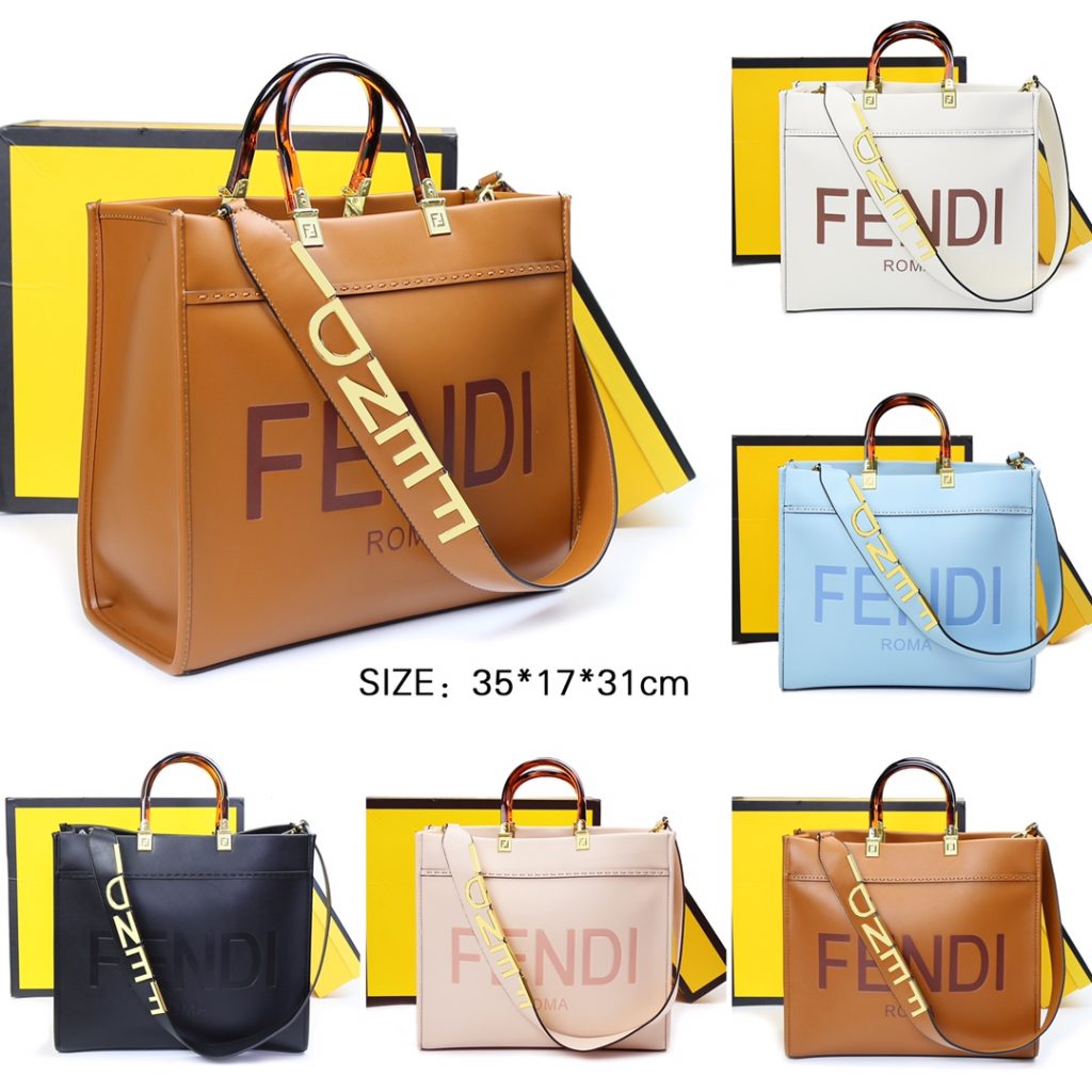 FENDI フェンディ サンシャイン ミディアム レザーショッパー バッグ|週末に毎日に合わせるポイント