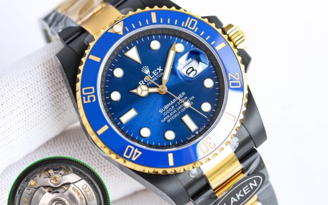 ROLEX 黒 腕時計 - 画像 1