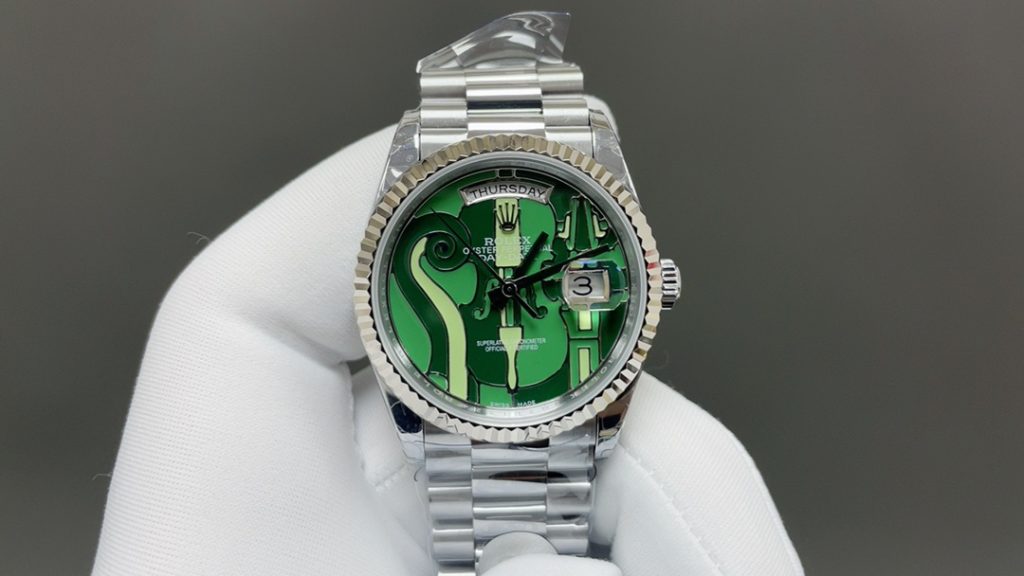 Rolex ロレックス✨ロレックス 36mm デイデイト✨ KF2最高峰✨ 2100ダイヤ✨ 機械式腕時計 レディース💎 クロノメーター認定🌟 高級感👜 ギフト🎁