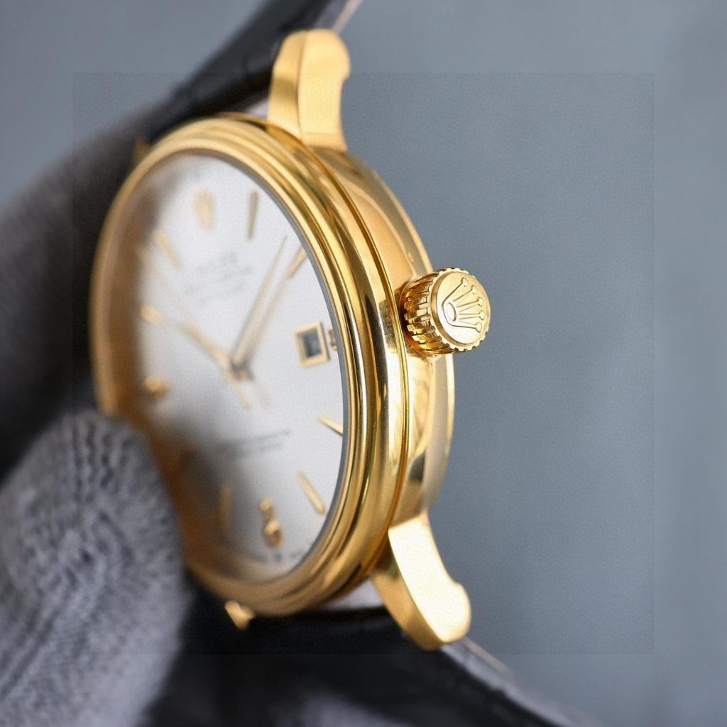 Rolex ロレックスロレックス風 メンズ腕時計 藍宝石ガラス 100m防水 高級皮革ベルト✨⌚💎🔥💼 - 画像 8