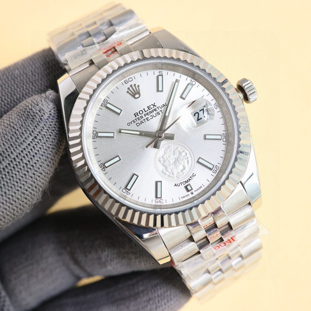 Rolex ロレックス🐍✨ロレックス デイトジャスト 蛇年限定 高級メンズ腕時計⌚️ 316L鋼 サファイアガラス💎 48時間パワーリサーブ - 画像 3