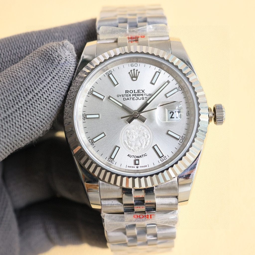 Rolex ロレックス🐍✨ロレックス デイトジャスト 蛇年限定 高級メンズ腕時計⌚️ 316L鋼 サファイアガラス💎 48時間パワーリサーブ - 画像 5