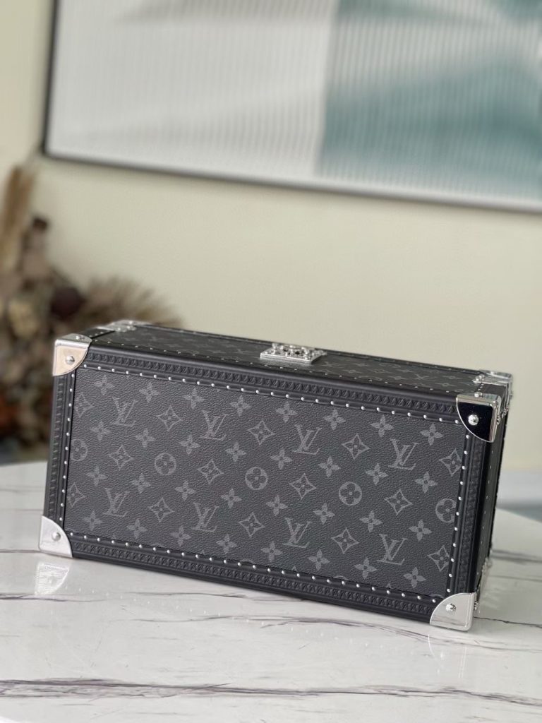 【ルイヴィトン】トランク型 アクセサリーボックス モノグラム帆布 多機能収納 上品な雰囲気で高級感のある逸品 - 画像 4
