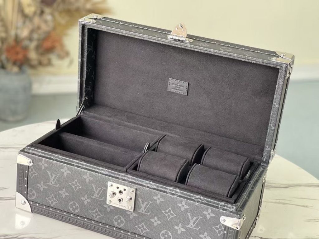 【ルイヴィトン】トランク型 アクセサリーボックス モノグラム帆布 多機能収納 上品な雰囲気で高級感のある逸品 - 画像 8