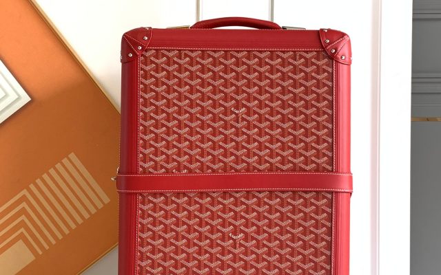 【ルイヴィトン】トランク型小物収納ボックス 大紅色 工芸品級 手作り 上品で高級感のある逸品