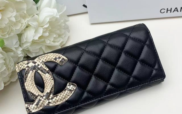 CHANEL ブラック 長財布 - 画像 7