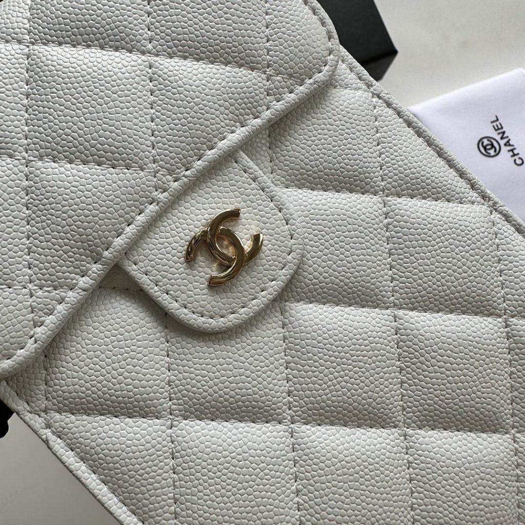 【シャネル】キャビアスキン 長財布 ココマーク金具 上品なブラックカラー レディースウォレット - 画像 6