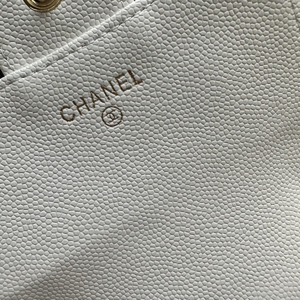 【シャネル】キャビアスキン 長財布 ココマーク金具 上品なブラックカラー レディースウォレット - 画像 8