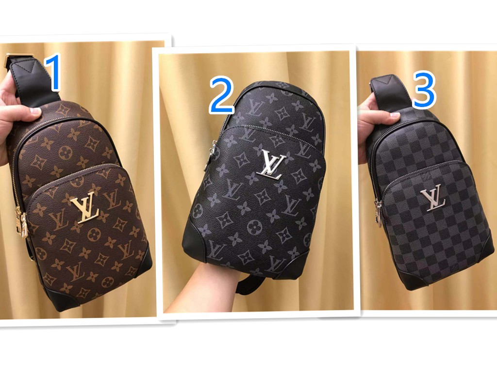 LOUIS VUITTON ルイ ヴィトン アヴェニュー スリングバッグ ダミエ ブランド小物|旅行の日に写真で選び方を確認