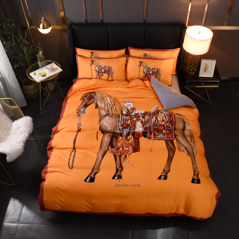 HERMES エルメス 掛け布団カバーセット4点 ダブルサイズ ライフスタイル小物｜毎日に失敗しにくい選び方