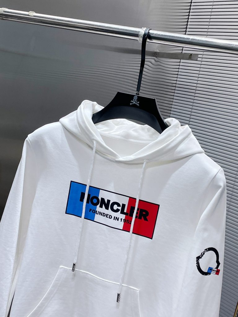 Monclerモンクレール フード付きスウェット 2色入 春夏新作 男女兼用 ロゴデザイン ファッションアイテム - 画像 5