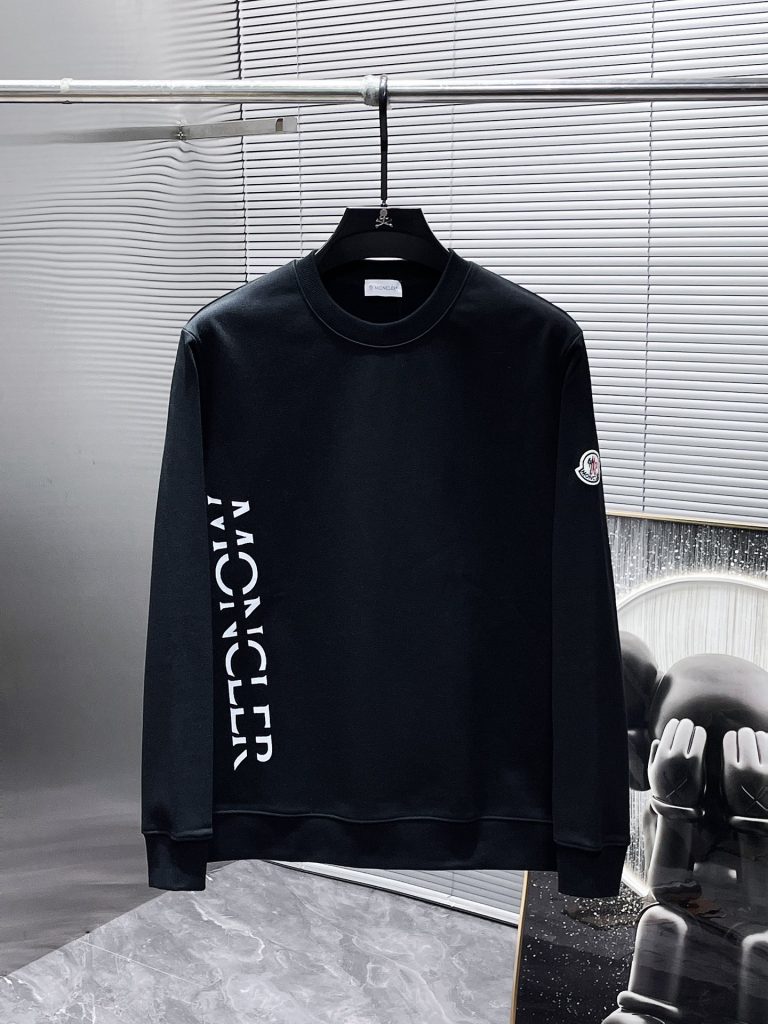 Monclerモンクレール ロゴスウェットシャツ 2色展開 男用 ロングスリーブ 半袖 ジャ…｜カフェに使いやすいファッションアイテムを写…
