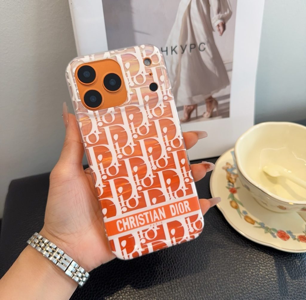 iPhoneケースクリスチャンディオール スマホケース オレンジ 4色入 🍊 - 画像 2