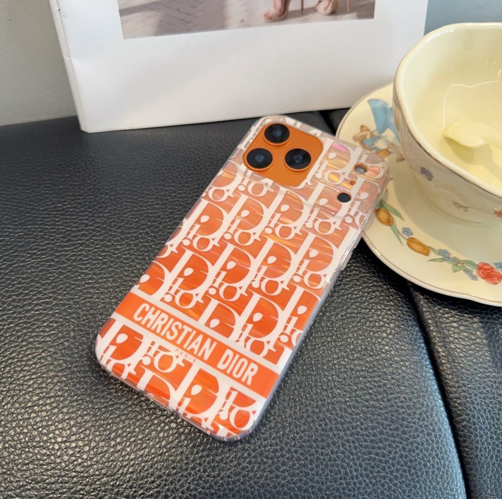 iPhoneケースクリスチャンディオール スマホケース オレンジ 4色入 🍊 - 画像 4
