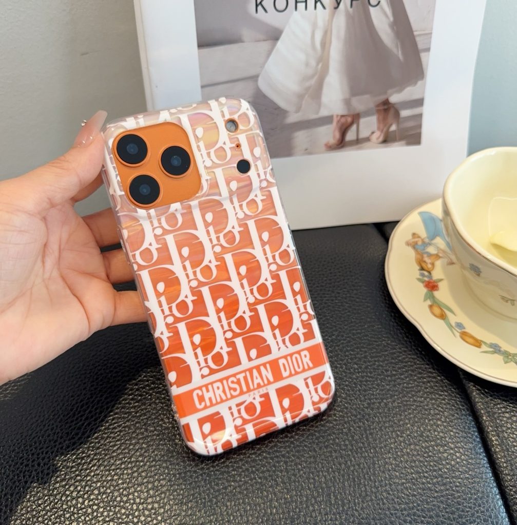 iPhoneケースクリスチャンディオール スマホケース オレンジ 4色入 🍊 - 画像 5